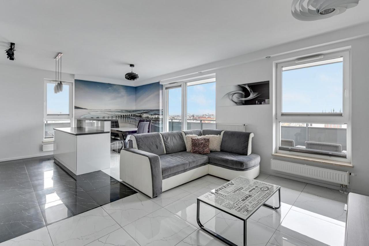 Grand Apartments - Luxury Apartment On The 11Th Floor With A View Of The Old Town Gdansk Ngoại thất bức ảnh
